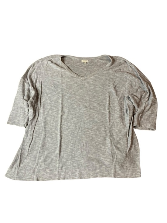 Sonoma Tops - Sonoma Goods for Life Grey V-Neck Cotton Sweater 3X Plus